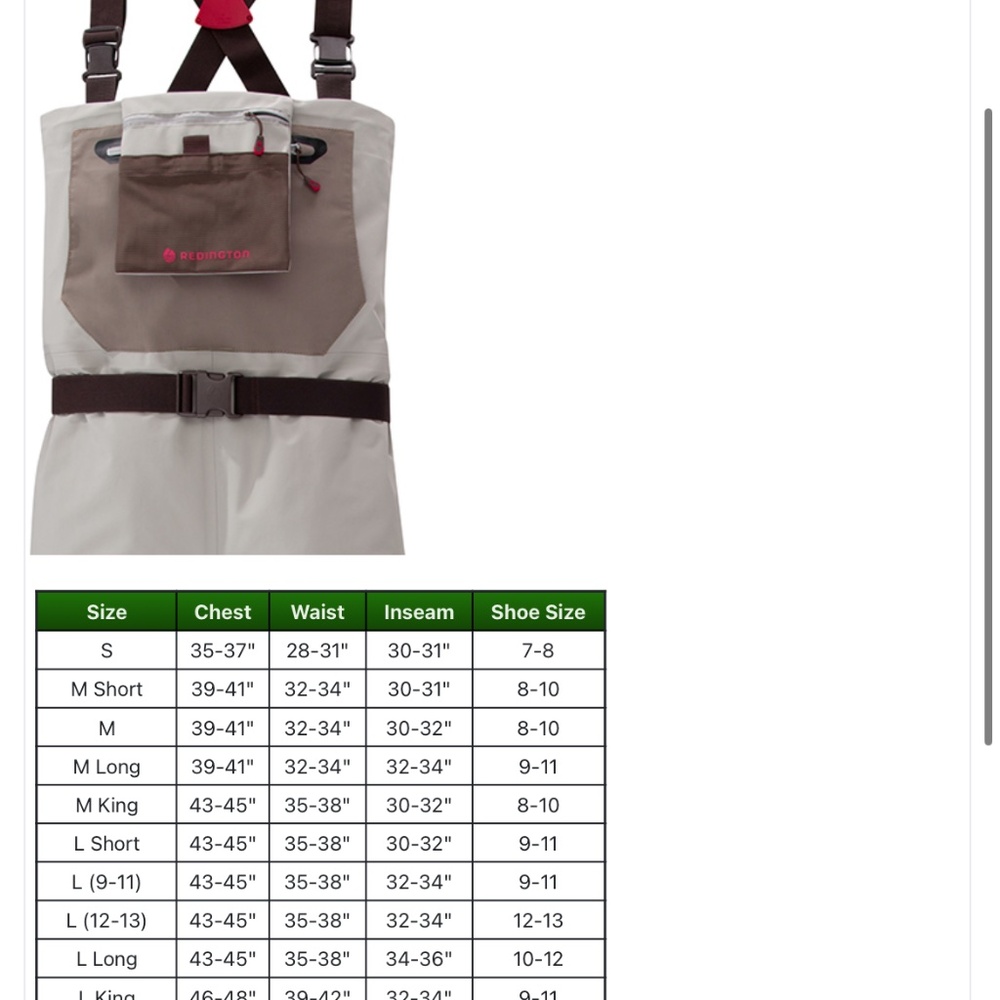 Redington Sonic-Pro Wader - Picture 13 of 14